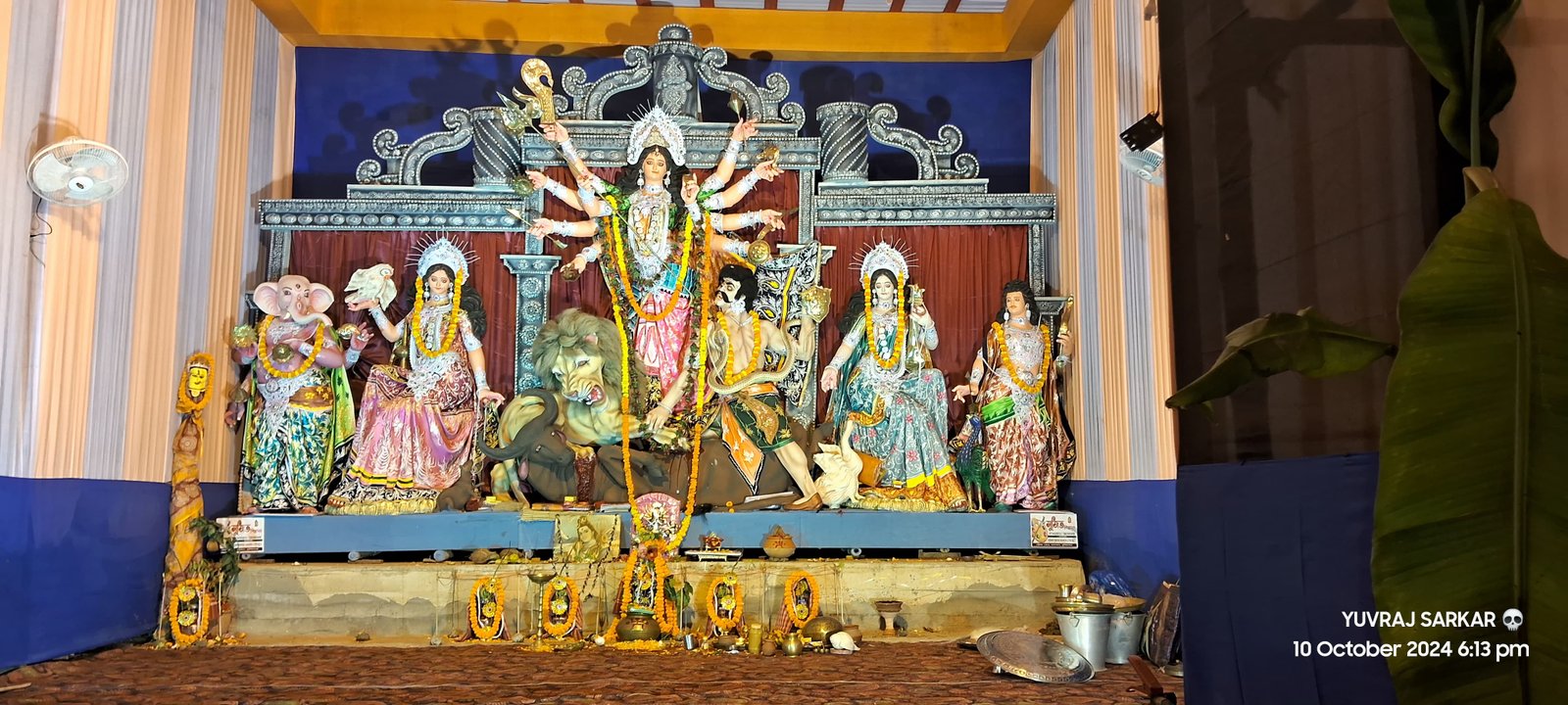 10th October 2024 Durga Puja Murshidabad City in westbengal HD Photos